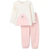 Zippy 3107444701 Pyjama Met Lange Mouwen Wit,Roze 3-4 Years Meisje
