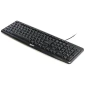 Iggual Toetsenbord iggual CK-BASIC-105T QWERTY USB Zwart Spaans Aap (1 Onderdelen)