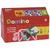 APLI Boerderij Domino Bordspel 28 Stukken