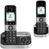 Alcatel F890, DECT-telefoon, draadloos handset, handsfree functie, 200 contacten, nummerherkenning, zwart