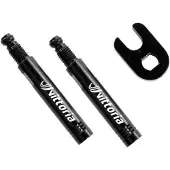 Vittoria Paar Vave verlengstukken Aluminium + Moersleutel || Maat: 20 mm