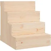 vidaXL Huisdierentrap 40x49x47 cm massief grenenhout