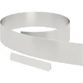 vidaXL Grasziering, 450 x 15 cm, roestvrij staal, zilver