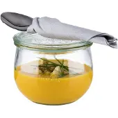 Aps Weck pot met deksel, tulpvorm, 580 ml, set van 6, Inmaakpotje, Transparant