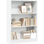 vidaXL Boekenkast 80x24x109 cm bewerkt hout wit