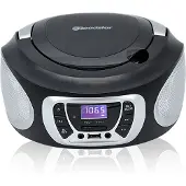 Roadstar CDR-365U/SL (FM, PLL), Radio, Zwart, Zilver