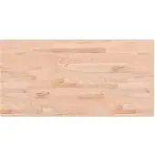 vidaXL Wastafelblad 100x50x4 cm massief beukenhout