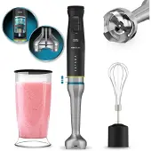 Cecotec 03973, staafmixer, 1500 W, zwart, roestvrij staal