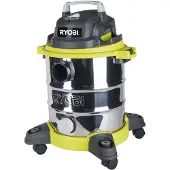 Ryobi RVC-1220I-G - Trommelstofzuiger - Zakloos - 20l inhoud - Nat/droog - Snoerlengte 4m
