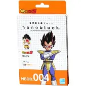 Bandai - Nanoblock - Vegeta - Dragon Ball Z - Mini Brick Figuur - Bouwpakket - Manga Beeldje Vegeta Pixel Bouwpakket - NBDB004