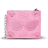 KARACTERMANIA - Barbie - Reis - Pasjeshouder - Portemonnee - Portefeuille - Sleutehanger - Roze
