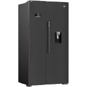 Beko Amerikaanse koelkast 91cm 576l nofrost zwart - - GN163241DXBRN