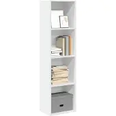 vidaXL Boekenkast 40x30x152 cm bewerkt hout wit