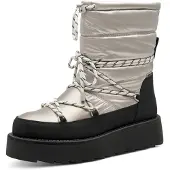 Tamaris Snowboots zwart / zilver