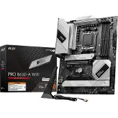 MSI PRO B650-A WIFI, AMD, Socket AM5, Compatibel met AMD Ryzen 7000-serie, AMD Ryzen 8000-serie, AMD Ryzen 9000-serie, Socket AM5, 256 GB, DDR5-SDRAM