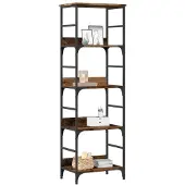 vidaXL Boekenkast 50x33x153 cm bewerkt hout oud houtkleurig