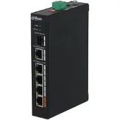 Dahua DH-PFS3106-4ET-60, 4xPoE poorten, 1x Uplink 1x SFP-poort Gigabit