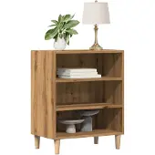 vidaXL Dressoir 57x35x75 cm bewerkt hout artisanaal eikenkleurig