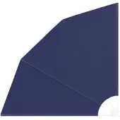 vidaXL Balkon Privacy Scherm 140 x 140 cm Polyester Marineblauw