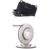 RIDEX 3405B2643 Remschijven en blokken