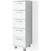 Vicco Ilias Badkamerkast – 30 x 95 cm Wit