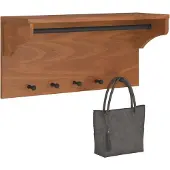vidaXL Wandkapstok SANDNES 87x30x42 cm massief grenenhout