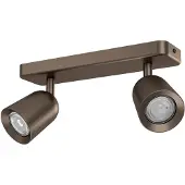 Eglo Camaldoli Spot - GU10 - 30 cm - Donker Brons - Kantelbaar
