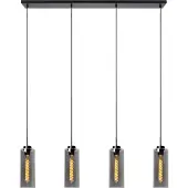 Lucide BRUNO - Hanglamp - 4xE27 - Fumé