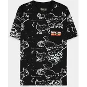 Difuzed Hunter X Hunter - All Over Print Heren T-shirt - S - Zwart