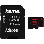 Hama microSDXC 128 GB UHS Snelheid C3 UHS-I 80MB/s + adapter/foto