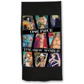 Toei Animation strandlaken zwart 70 x 140 cm Polyester