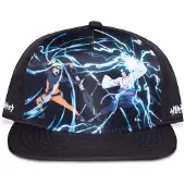 Difuzed Naruto - Naruto & Sasuke Snapback Pet - Zwart