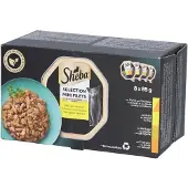 Sheba Mini Filets Adult Kattenvoer Natvoer Gevogelte in Saus Kuipjes 680 gr