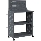 vidaXL Gereedschapswagen Antraciet 65 x 35 x 111 cm Koudgewalst staal