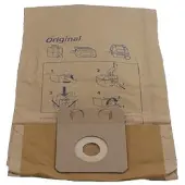 Nilfisk 82367810 papieren stofzuigerzakken 5 zakken (origineel)