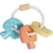 PlanToys Rammelaar - Sleutel - Pastel - - OneSize - Ramelaren