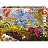 Educa The Valley Of The Hot Air Balloons Puzzle 3000 Pieces Veelkleurig Kinderen