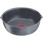 Tefal L3968302, Runderen, koekenpan, grijs, aluminium, met thermopunt, keramisch, geschikt voor gas, halogeen en inductie