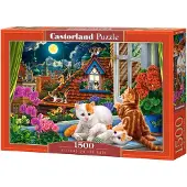 Castorland Kittens on the Roof Puzzel 1500 Stukjes