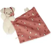 Kaloo - Carre Douceur - Knuffeldoekje - Hond - Steenrood
