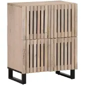 vidaXL Dressoir 60x34x75 cm massief mangohout