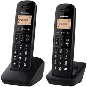 Panasonic KX-TGB612, DECT-telefoon, Telefoon met kabel, Luidsprekerfunctie, 50 nummers, Nummerherkenning, Zwart