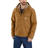 Carhartt Washed Duck Sherpa Lined Jacket | Maat: M
