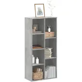 vidaXL Boekenkast 50x25x105 cm bewerkt hout betongrijs