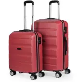 Itaca Elba Rigid Abs Reistas Met Wielen 2 Eenheden