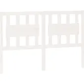 Super Merchant Hoofdbord 140,5x4x100 cm massief grenenhout wit