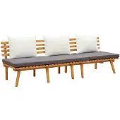 vidaXL Tv-meubel 150x36x30 cm bewerkt hout betongrijs