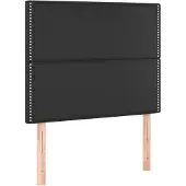 vidaXL Hoofdbord zwart 90x5x118/128 cm kunstleer