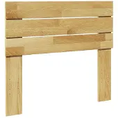 vidaXL Hoofdbord 80 cm massief hout eiken