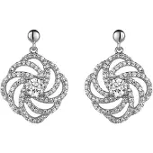 Orphelia Dames 925 Sterling Zilveren Oorbellen - Zilver ZO-5178